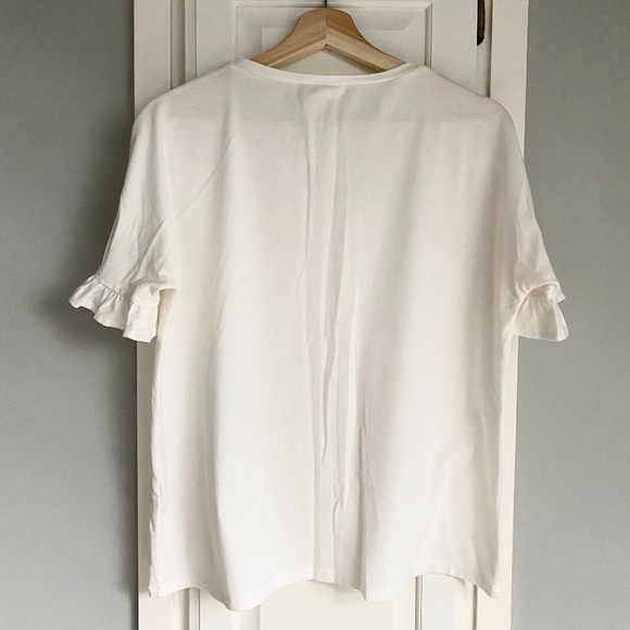 COPY - Rachel Parcell Ruffle Sleeve Tee - Picture 8 of 8